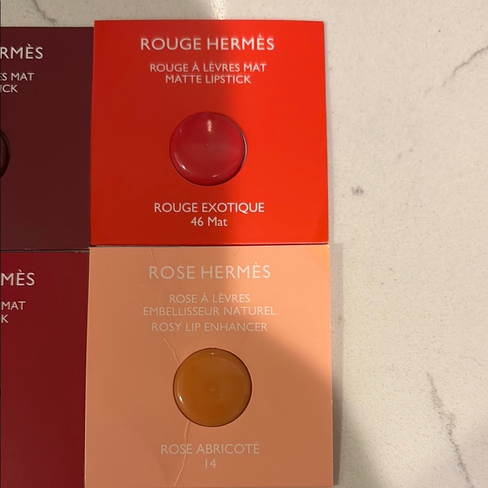 Hermes Rouge Lipstick Collection Red and Pink - Picture 2 of 4